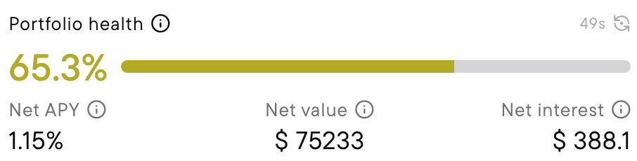 Portfolio management interface